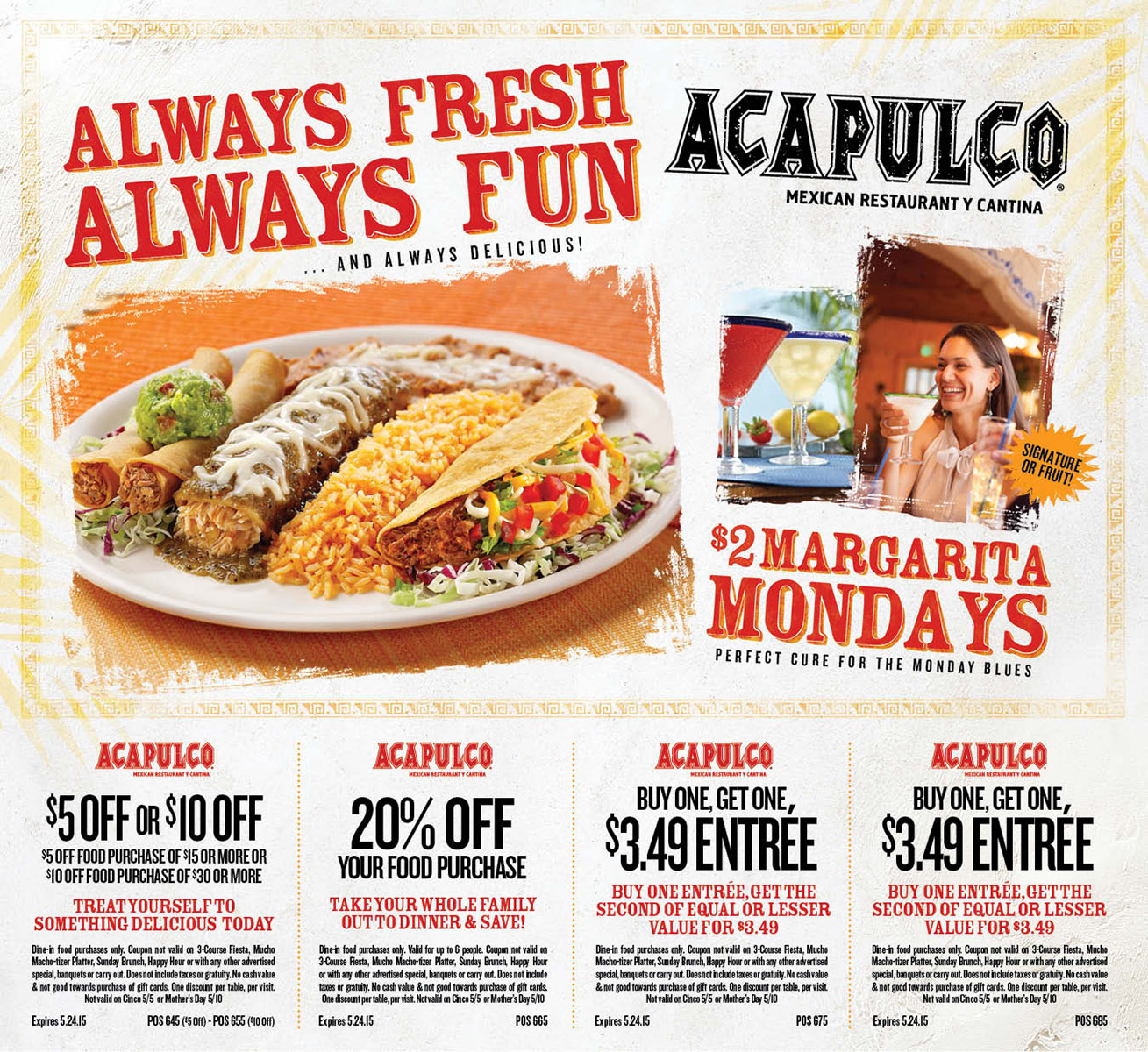 Acapulco mexican restaurant and cantina coupons